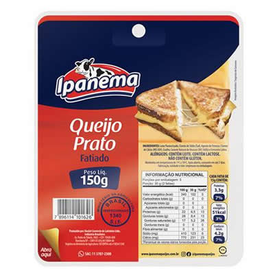Queijo Prato (Fatiado 150G)