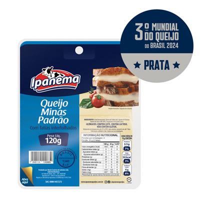 Queijo Minas Padrão  Fatiado (120g)
