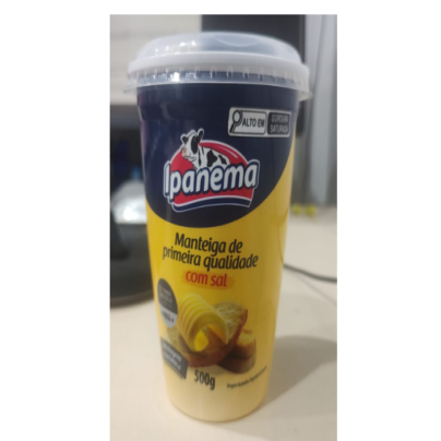 MANTEIGA DE PRIMEIRA QUALIDADE C/SAL 500G
