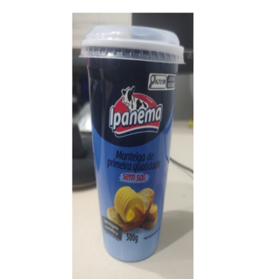 MANTEIGA DE PRIMEIRA QUALIDADE S/SAL 500G