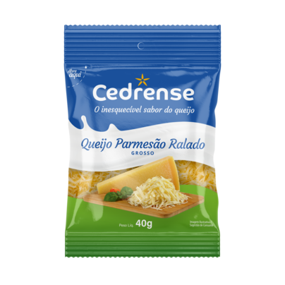 Queijo Parmesão Ralado Grosso Cedrense (40g)